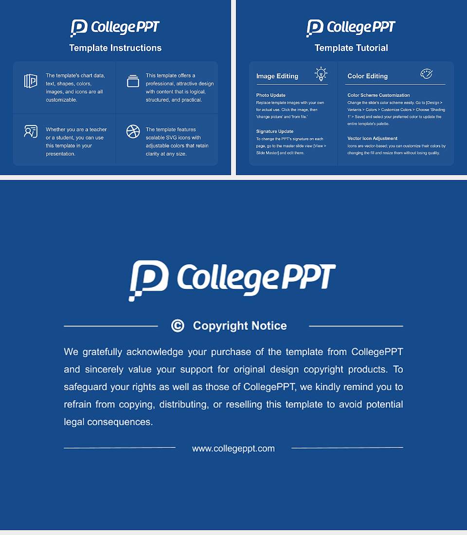 Patrick Henry College Course/Courseware Creation PPT Template4:3 ratio PPT effect preview image5