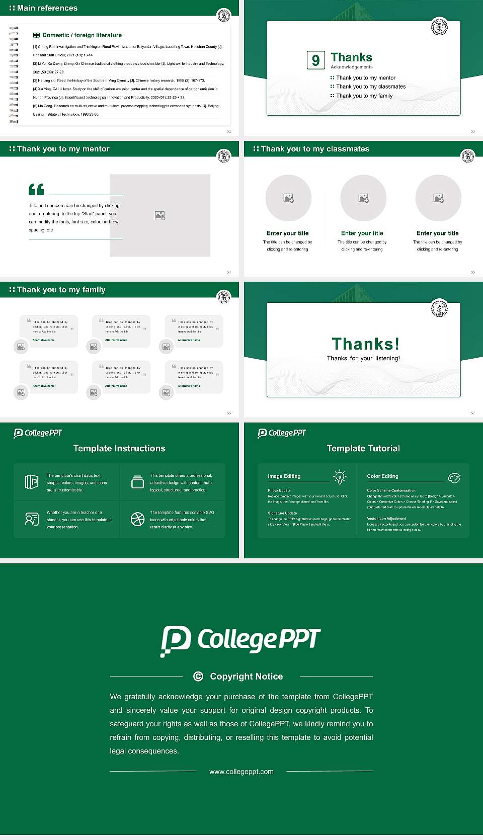 Pacific States University Graduation Thesis Defense PPT Template16:9 ratio PPT effect preview image7