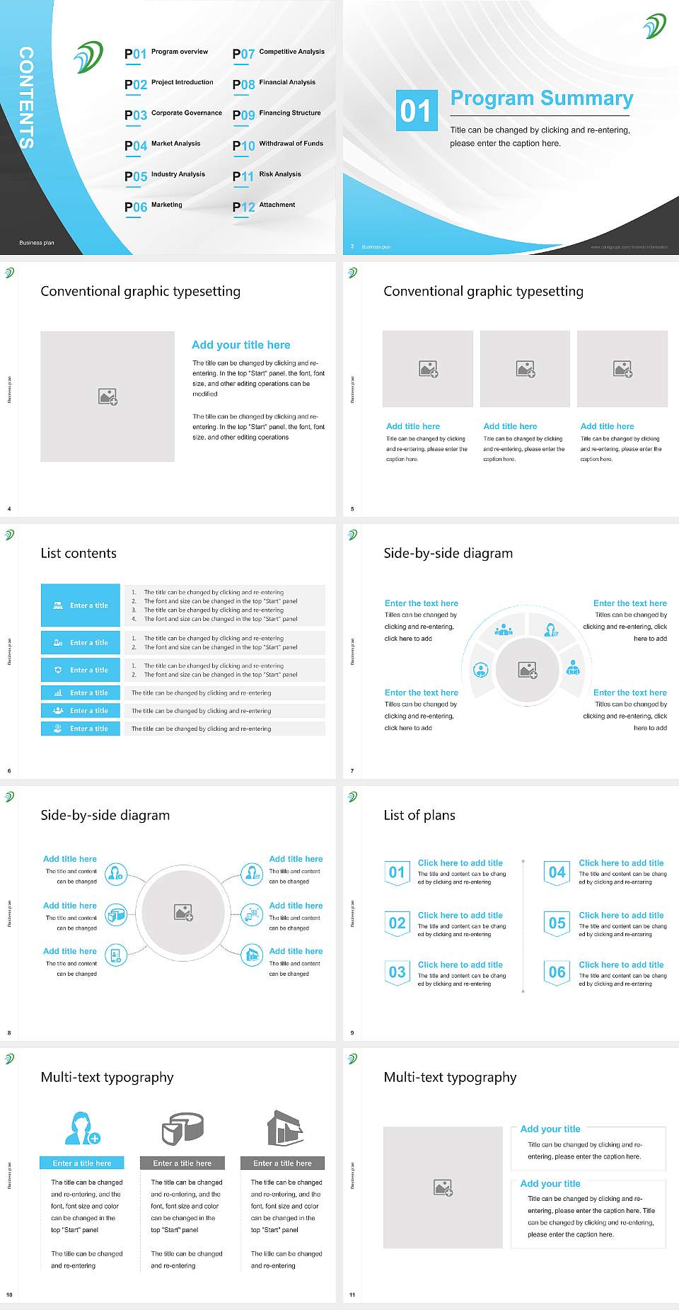 Pacific Islands University Competition/Entrepreneurship Contest PPT Template4:3 ratio PPT effect preview image2