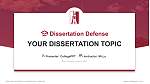Park University Graduation Thesis Defense PPT Template