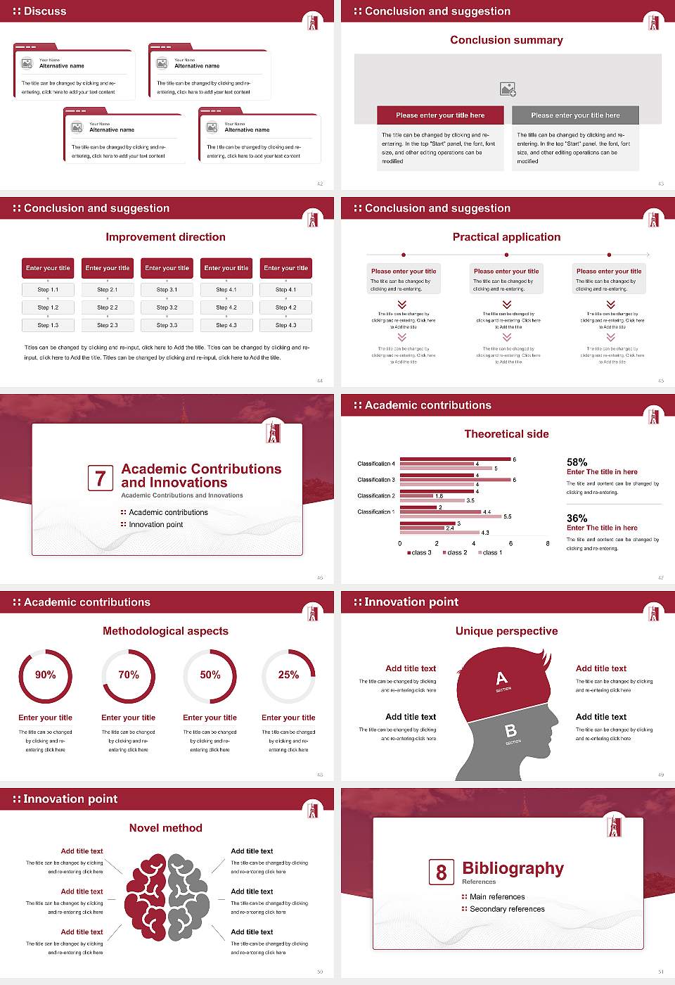 Park University Graduation Thesis Defense PPT Template16:9 ratio PPT effect preview image6