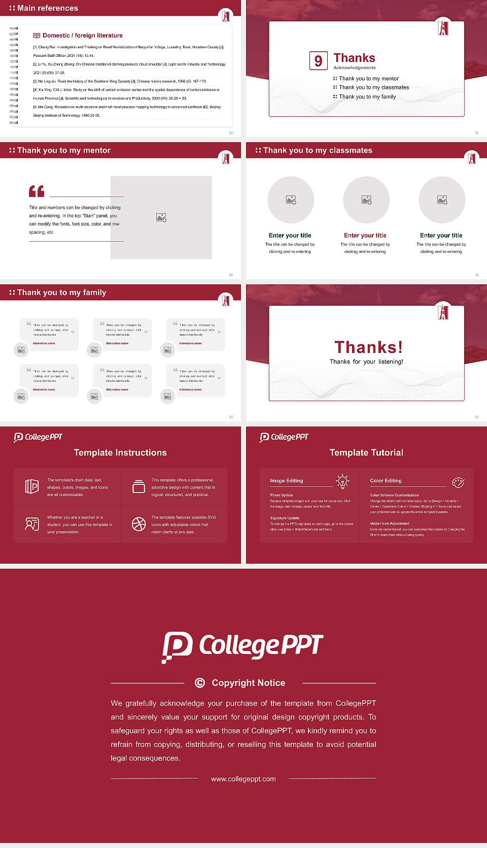 Park University Graduation Thesis Defense PPT Template16:9 ratio PPT effect preview image7