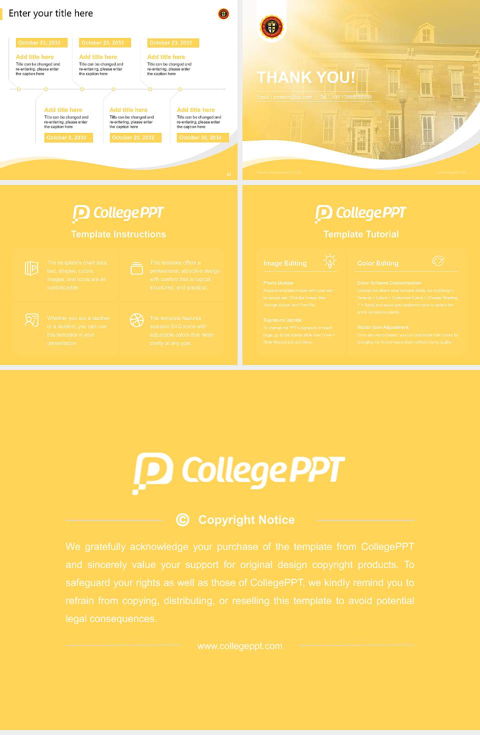 Ottawa University-Kansas City Lecture Sharing and Networking Event PPT Template4:3 ratio PPT effect preview image4
