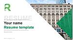 Roosevelt University Resume Templat PPT