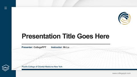 Pacific College of Oriental Medicine-New York Thesis Proposal/Graduation Defense PPT Template