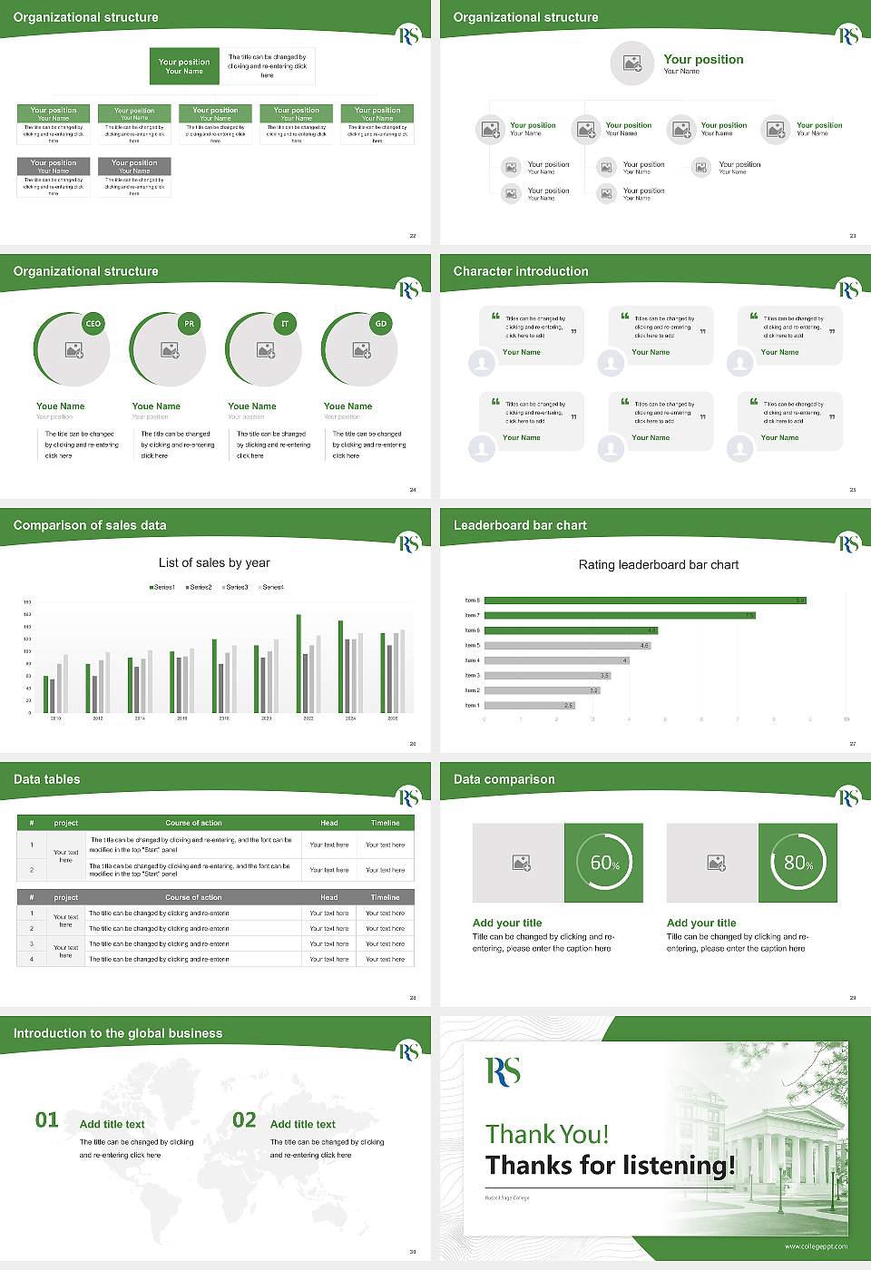 Russell Sage College Academic Presentation/Research Findings Report PPT Template16:9 ratio PPT effect preview image4