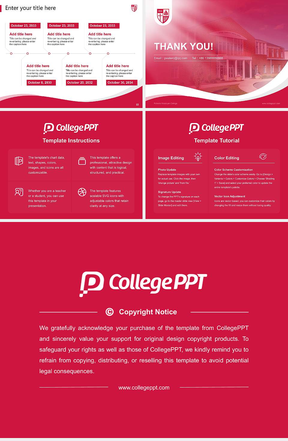 Roberts Wesleyan College Lecture Sharing and Networking Event PPT Template4:3 ratio PPT effect preview image4