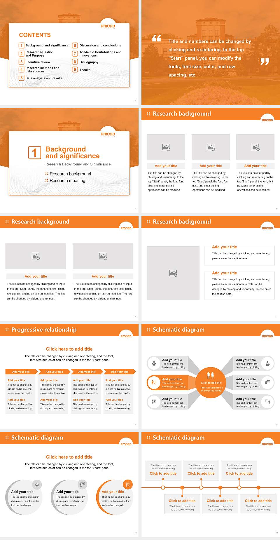 Rocky Mountain College of Art and Design Graduation Thesis Defense PPT Template4:3 ratio PPT effect preview image2