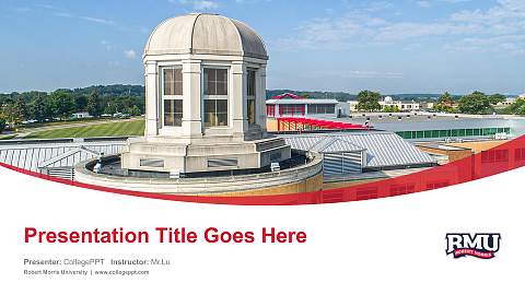 Robert Morris University Course/Courseware Creation PPT Template