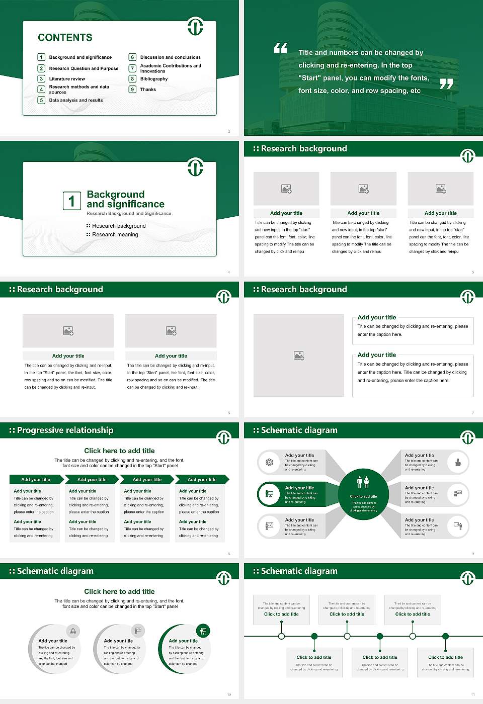 Rush University Graduation Thesis Defense PPT Template16:9 ratio PPT effect preview image2