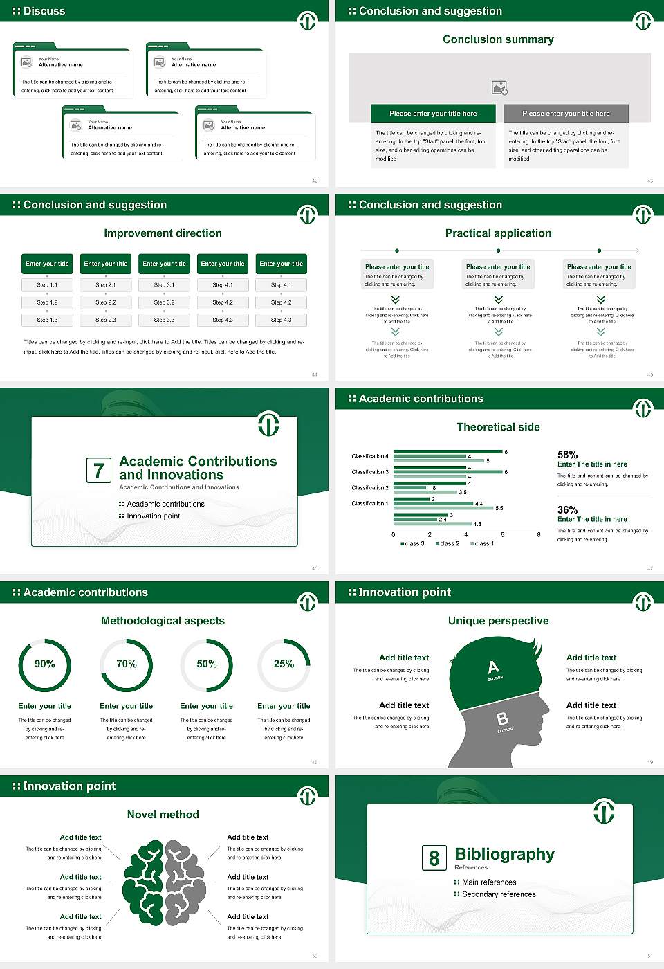 Rush University Graduation Thesis Defense PPT Template16:9 ratio PPT effect preview image6