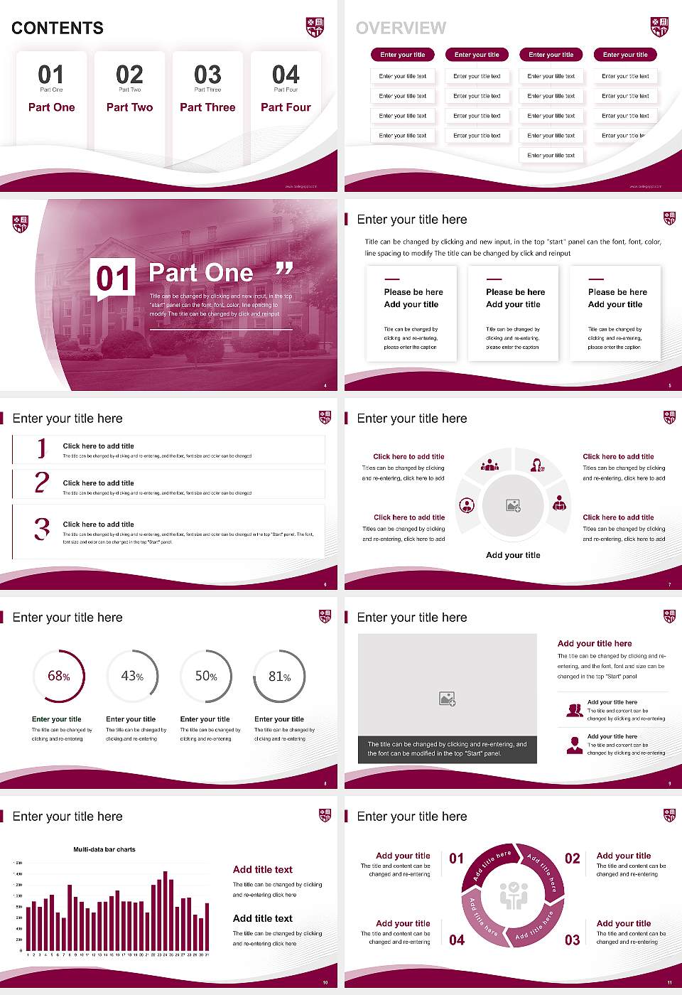 Roanoke College Lecture Sharing and Networking Event PPT Template16:9 ratio PPT effect preview image2