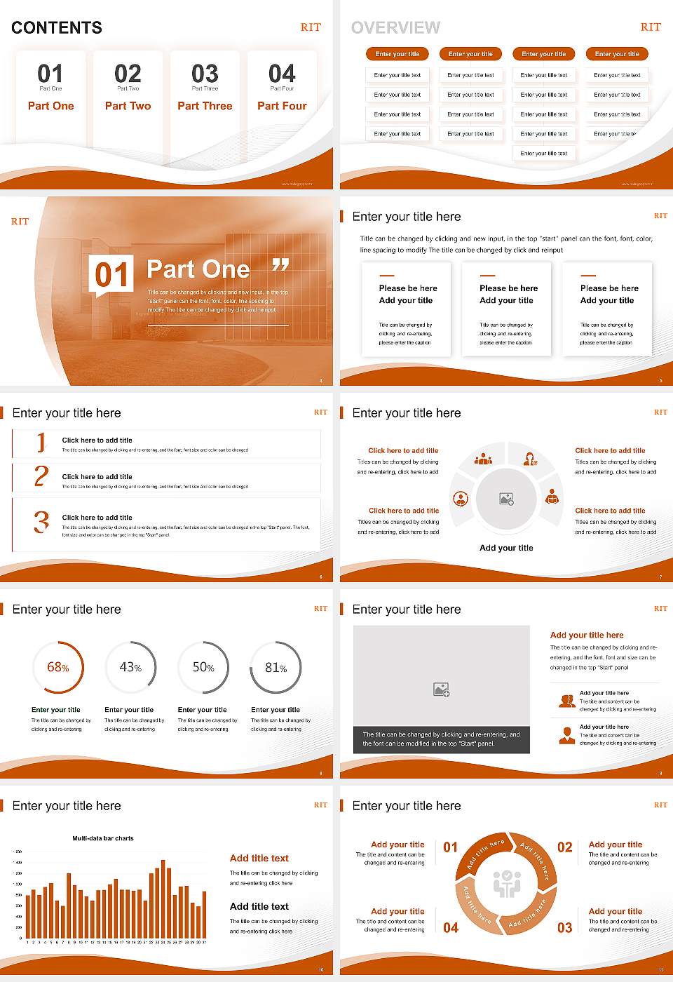 Rochester Institute of Technology Lecture Sharing and Networking Event PPT Template16:9 ratio PPT effect preview image2