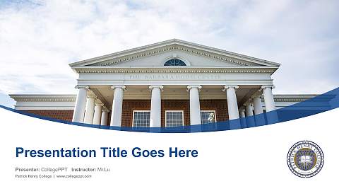 Patrick Henry College Course/Courseware Creation PPT Template