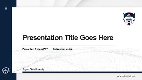 Rogers State University Thesis Proposal/Graduation Defense PPT Template