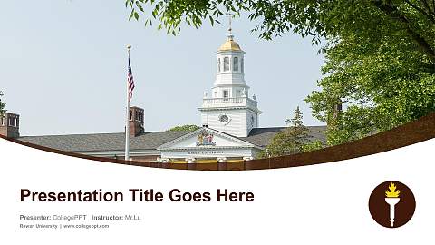 Rowan University Course/Courseware Creation PPT Template