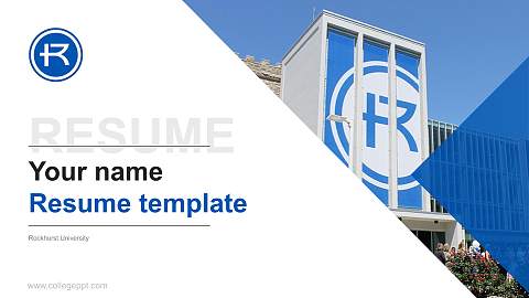 Rockhurst University Resume PPT Template