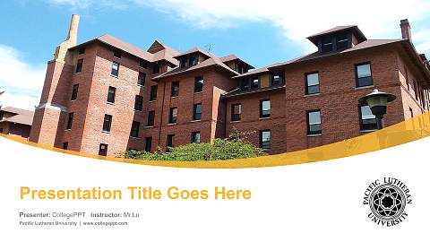 Pacific Lutheran University Course/Courseware Creation PPT Template
