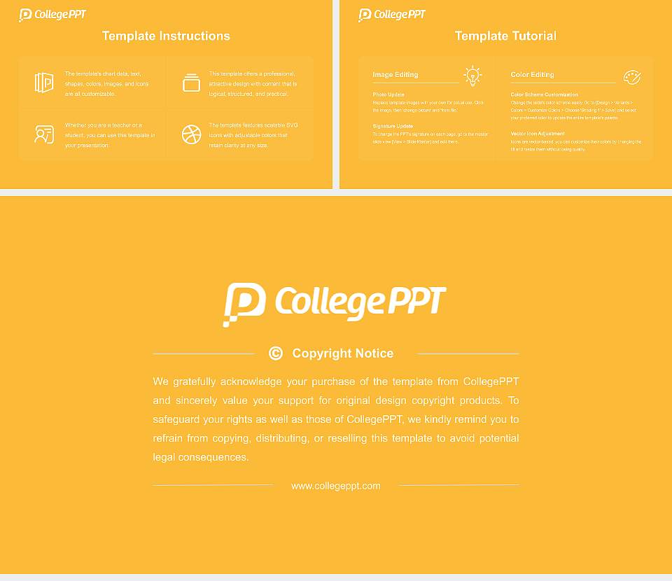 Pacific Lutheran University Course/Courseware Creation PPT Template16:9 ratio PPT effect preview image5