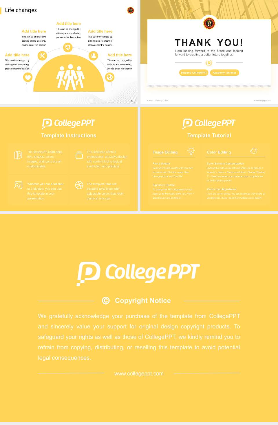 Ottawa University-Online National Scholarship Defense PPT Template4:3 ratio PPT effect preview image4