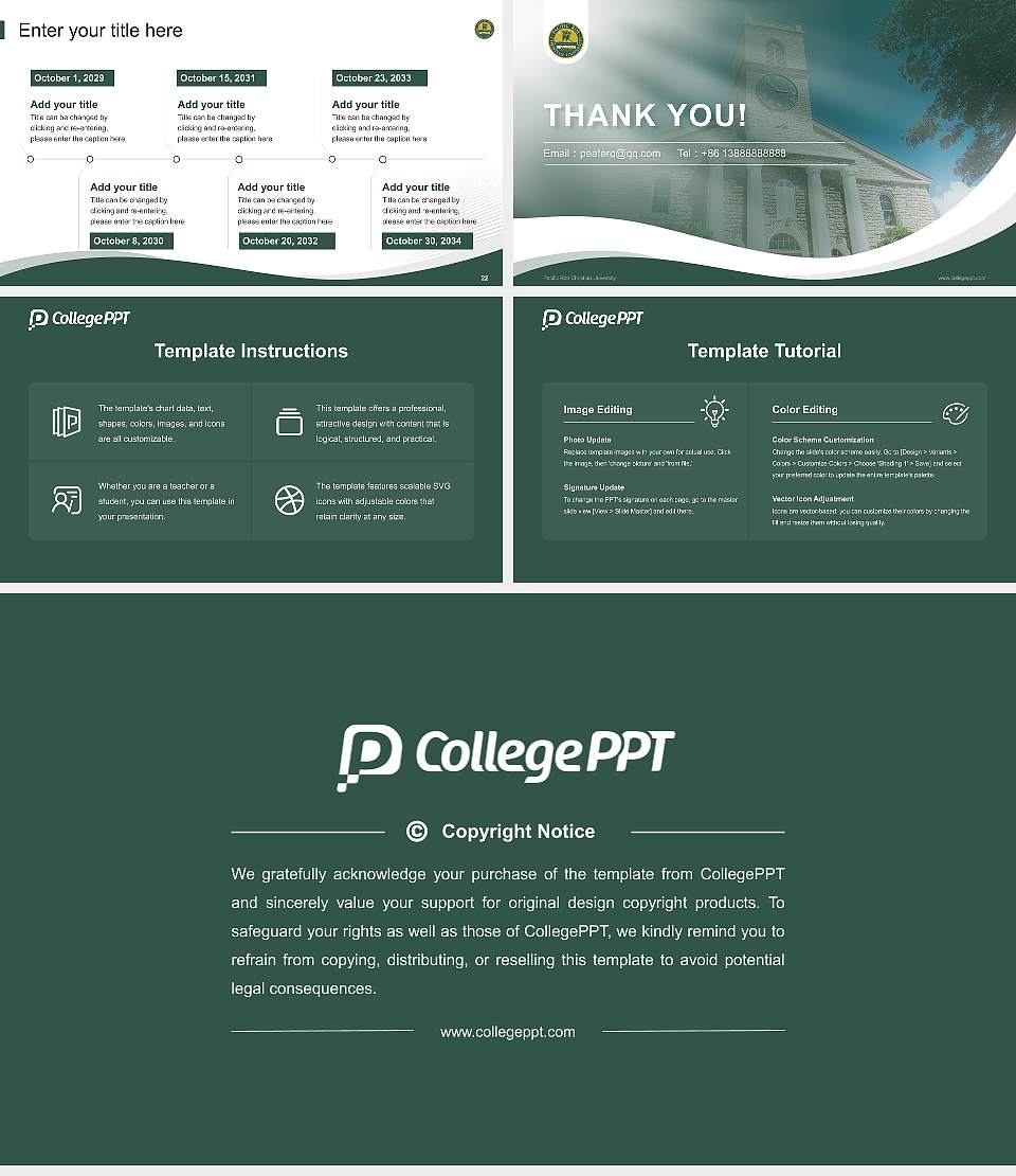 Pacific Rim Christian University Lecture Sharing and Networking Event PPT Template16:9 ratio PPT effect preview image4