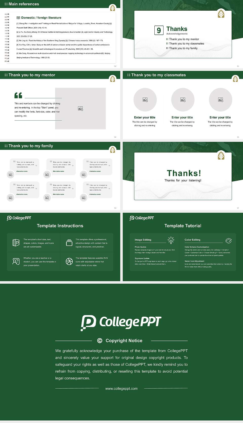 Pacific Union College Graduation Thesis Defense PPT Template16:9 ratio PPT effect preview image7
