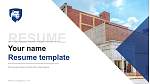 Pennsylvania State University-Penn State Altoona Resume Templat PPT
