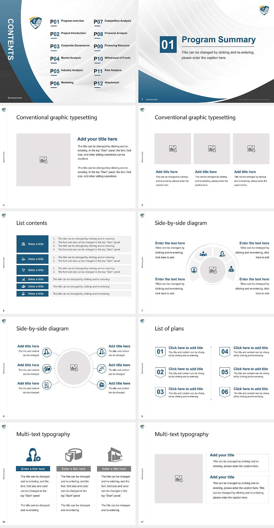 Rocky Mountain University of Health Professions Competition/Entrepreneurship Contest PPT Template4:3 ratio PPT effect preview image2