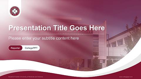 Rosalind Franklin University of Medicine and Science Lecture Sharing and Networking Event PPT Template