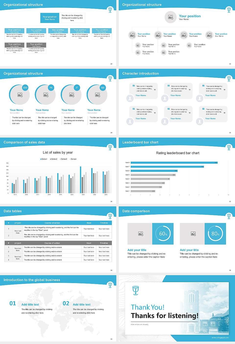Richmont Graduate University Academic Presentation/Research Findings Report PPT Template16:9 ratio PPT effect preview image4