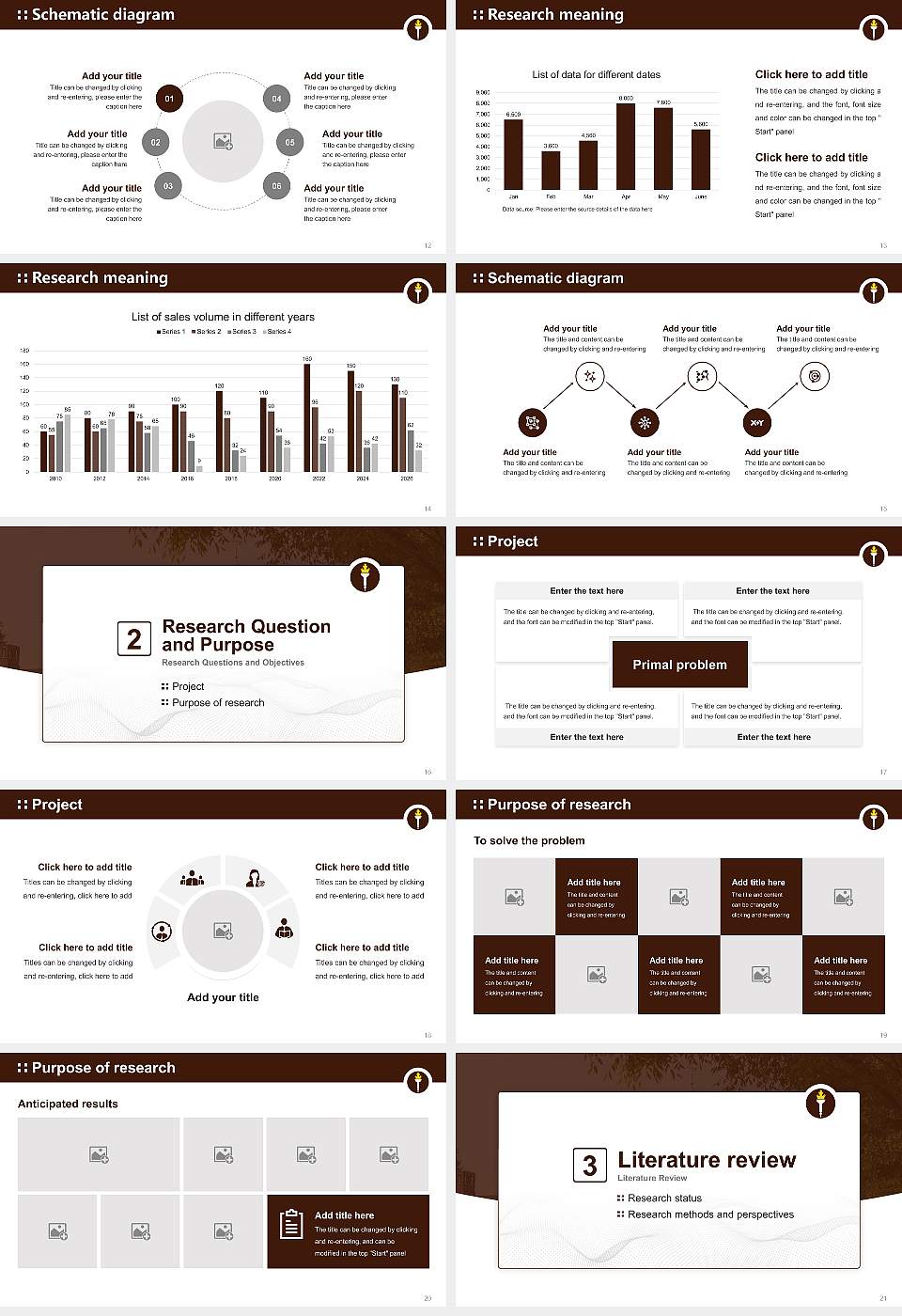 Rowan University Graduation Thesis Defense PPT Template16:9 ratio PPT effect preview image3