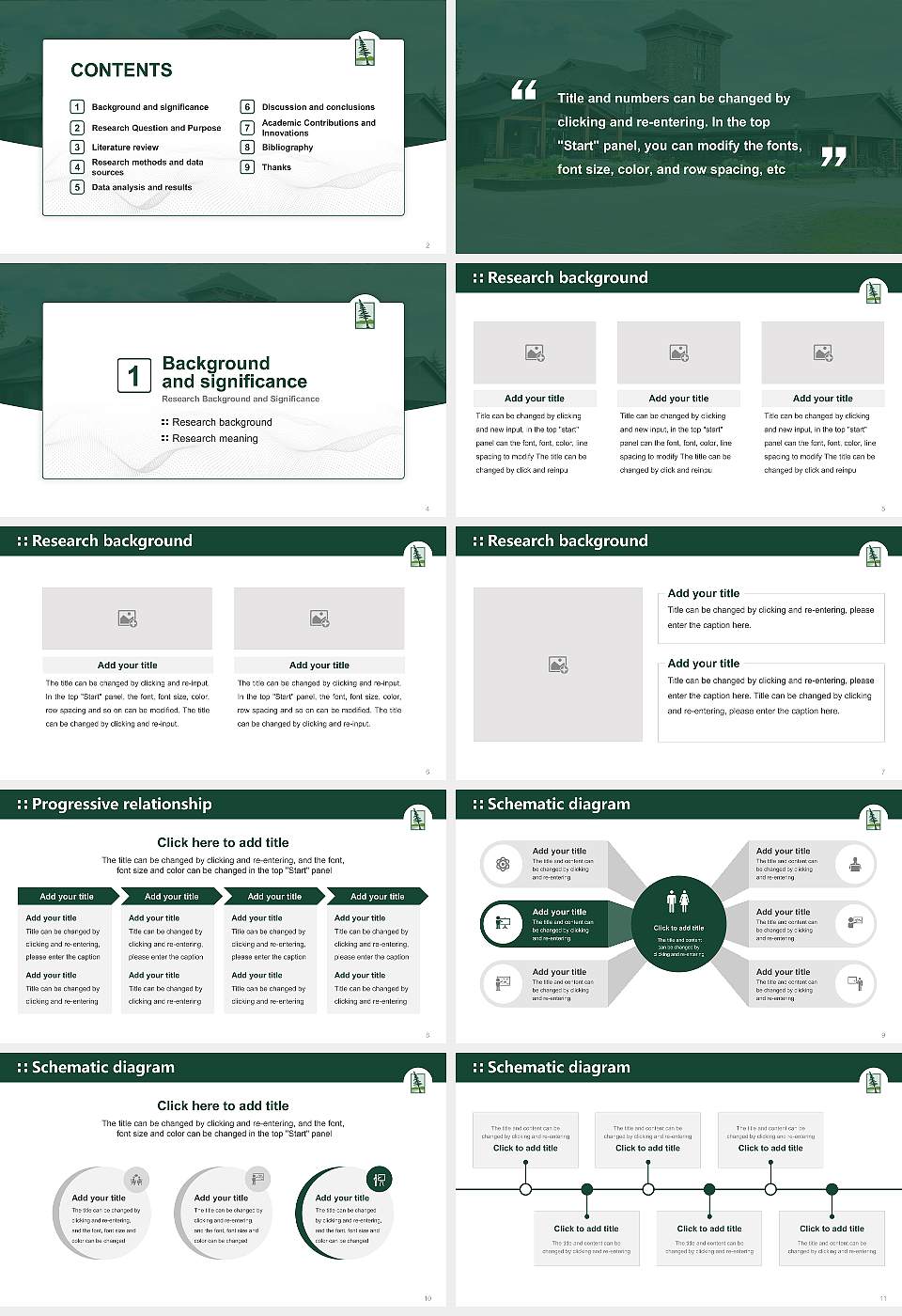 Paul Smith’s College Graduation Thesis Defense PPT Template16:9 ratio PPT effect preview image2