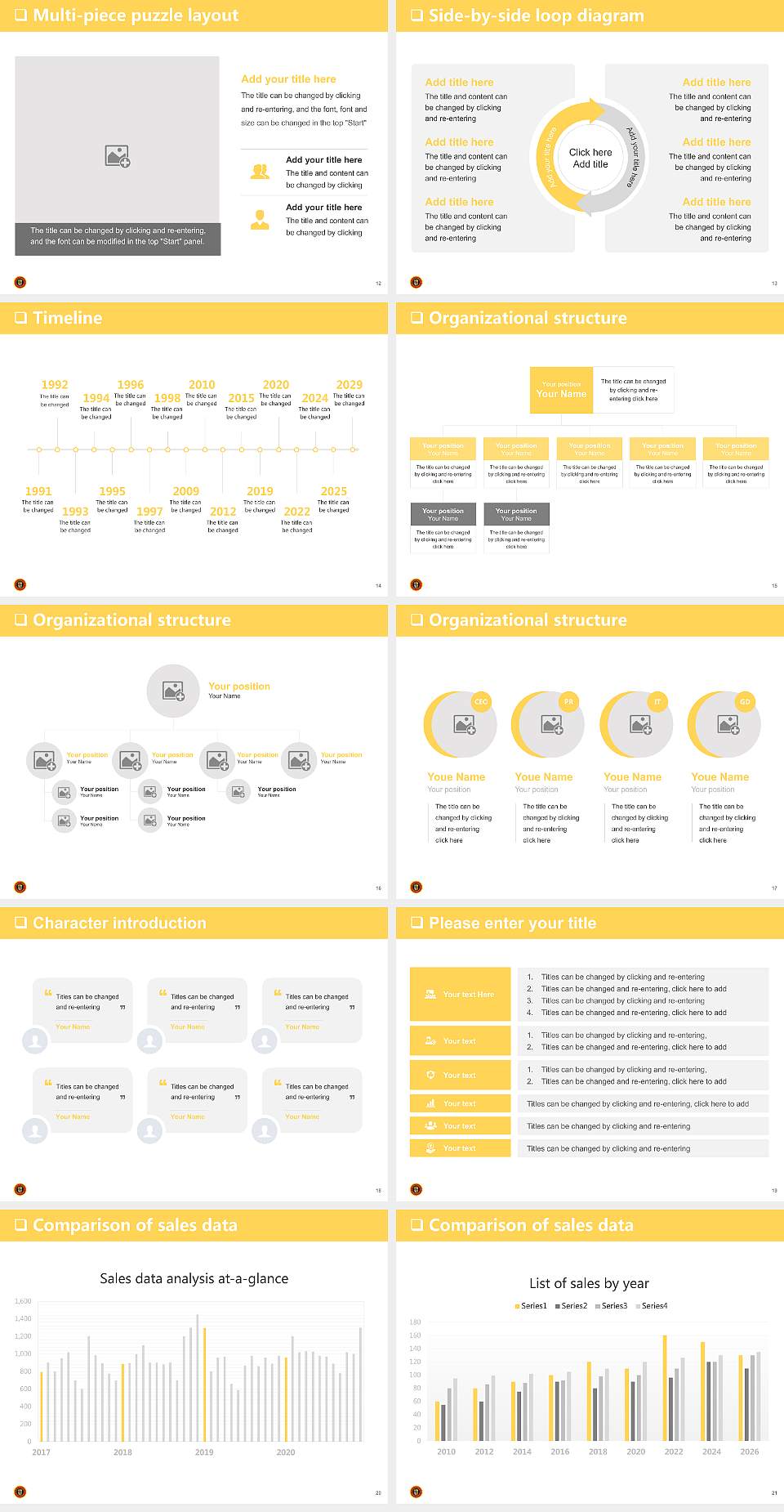 Ottawa University-Online General Purpose PPT Template4:3 ratio PPT effect preview image3