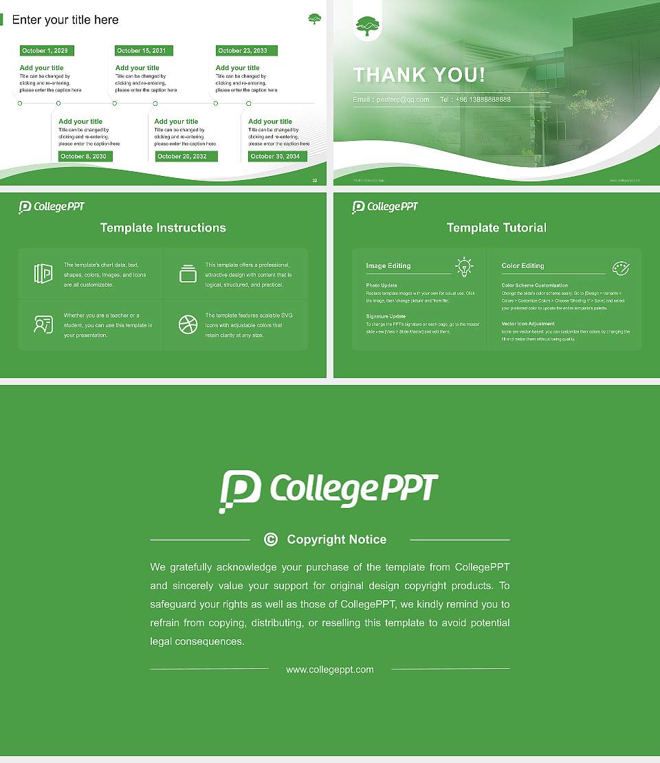 Pacific Oaks College Lecture Sharing and Networking Event PPT Template16:9 ratio PPT effect preview image4