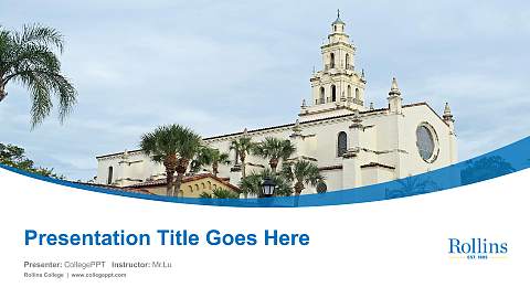 Rollins College Course/Courseware Creation PPT Template