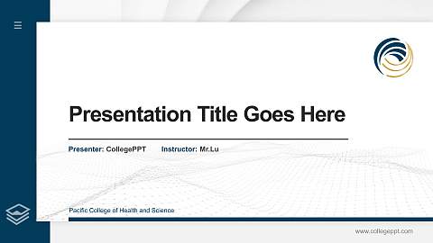 Pacific College of Health and Science Thesis Proposal/Graduation Defense PPT Template