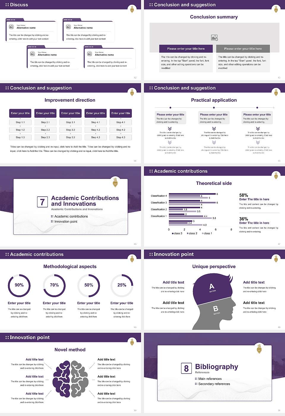 Palmer College of Chiropractic Graduation Thesis Defense PPT Template16:9 ratio PPT effect preview image6