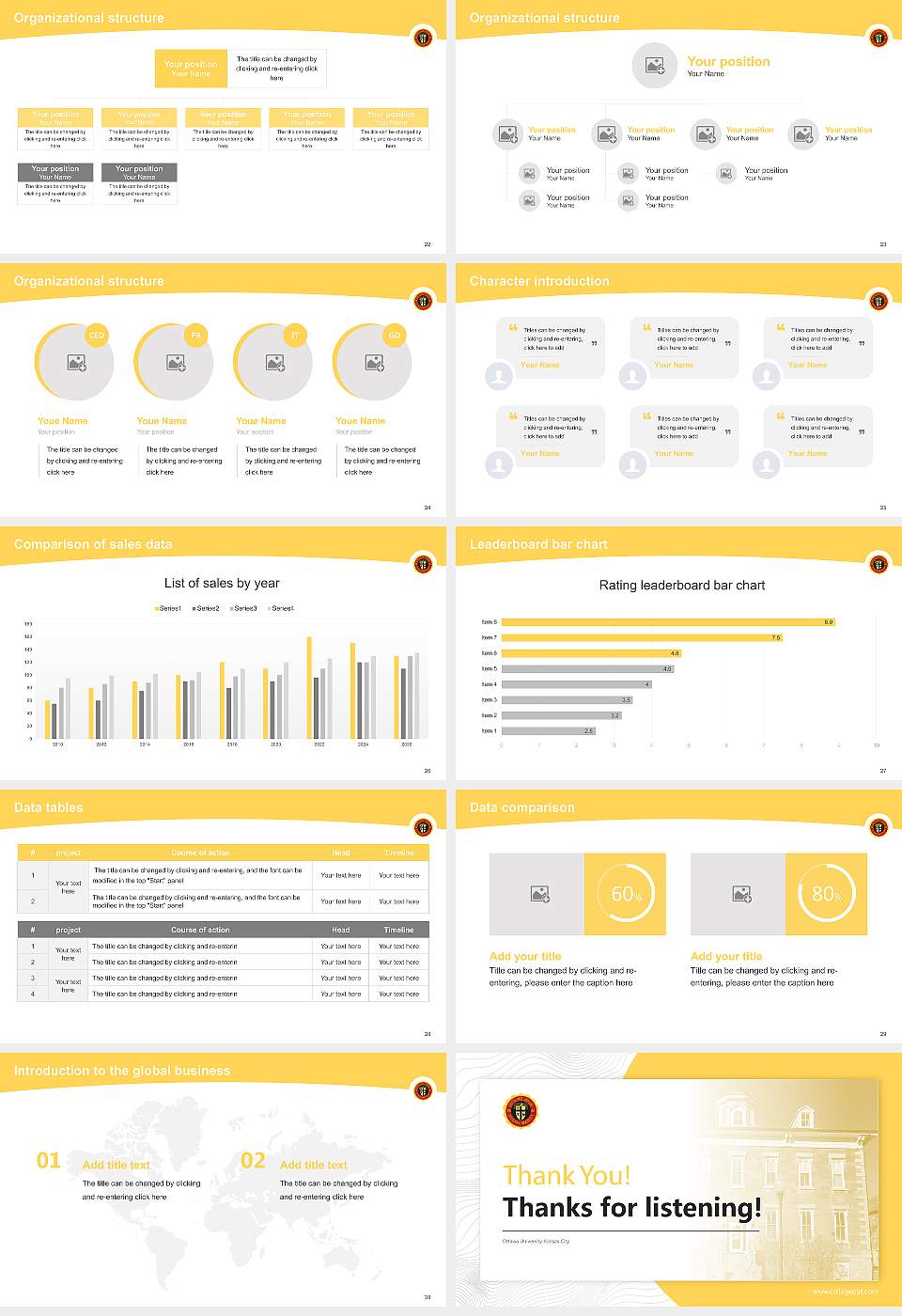 Ottawa University-Kansas City Academic Presentation/Research Findings Report PPT Template16:9 ratio PPT effect preview image4