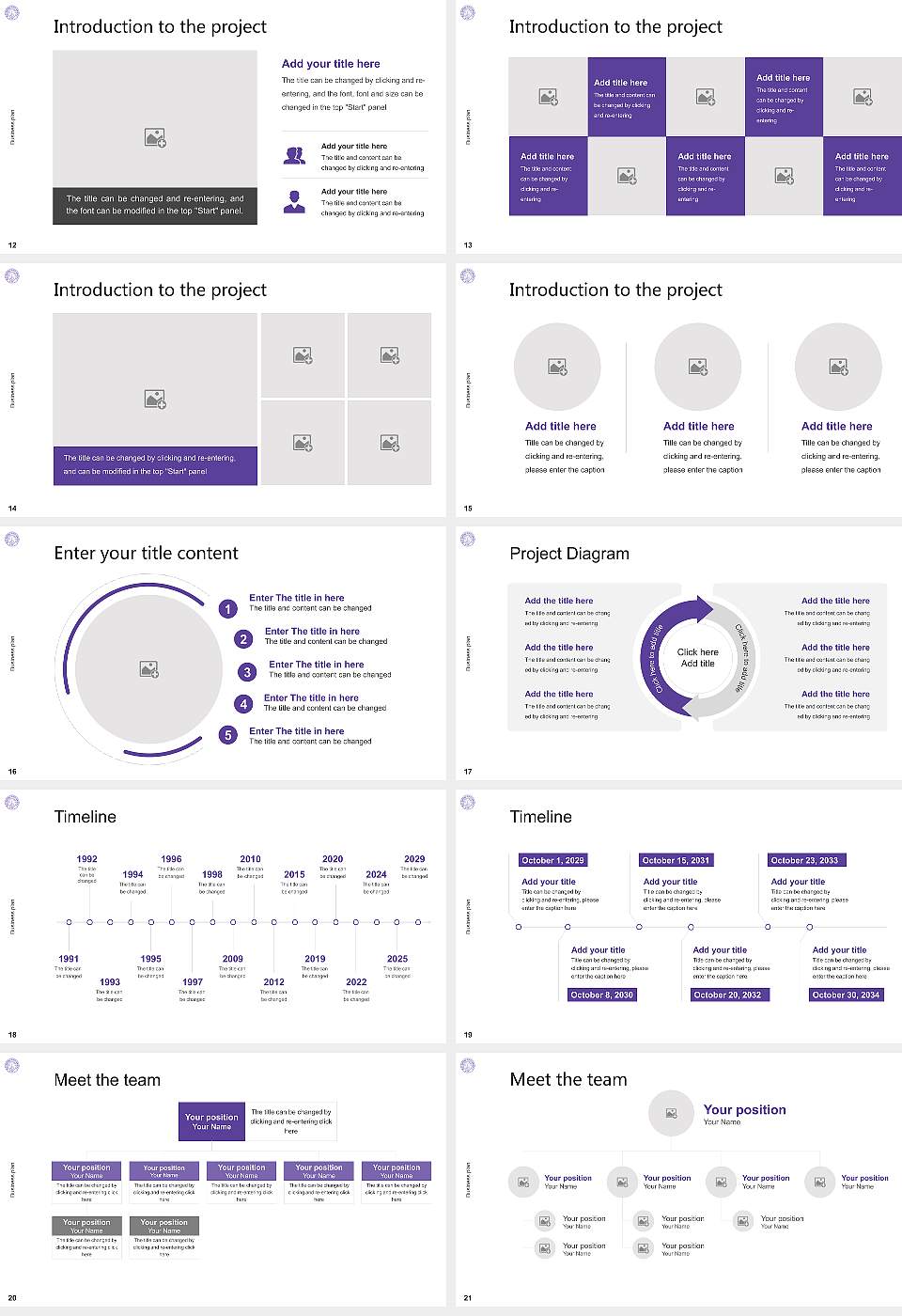Rockford University Competition/Entrepreneurship Contest PPT Template16:9 ratio PPT effect preview image3