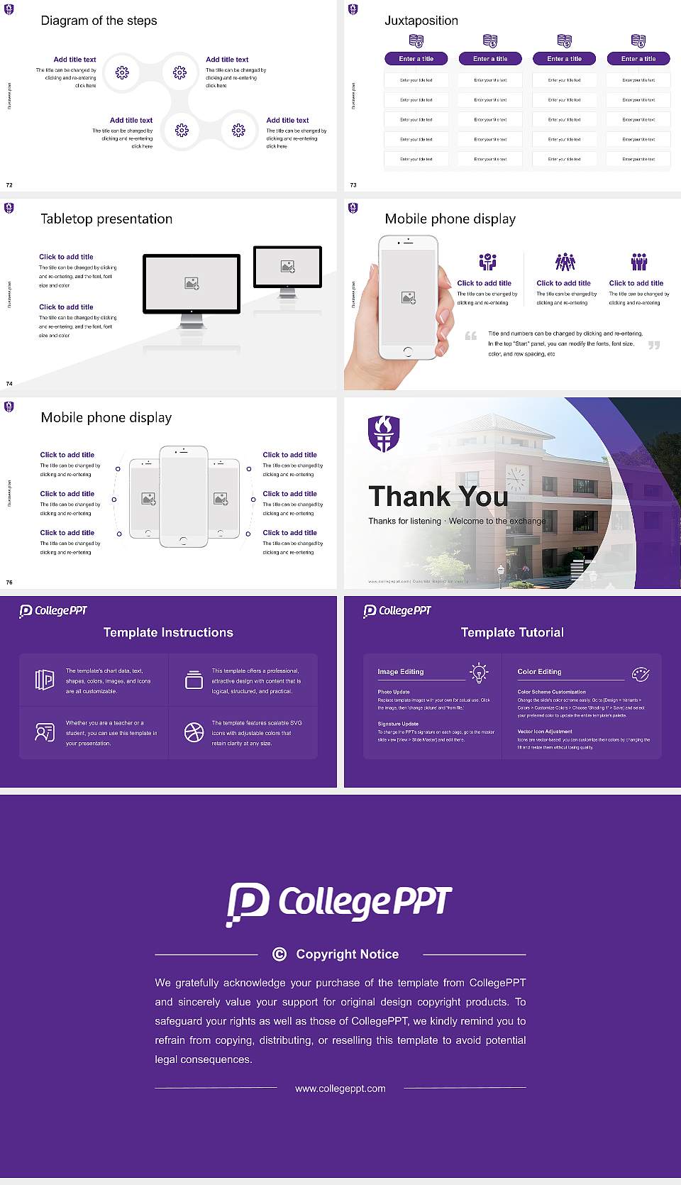 Ouachita Baptist University Competition/Entrepreneurship Contest PPT Template16:9 ratio PPT effect preview image9