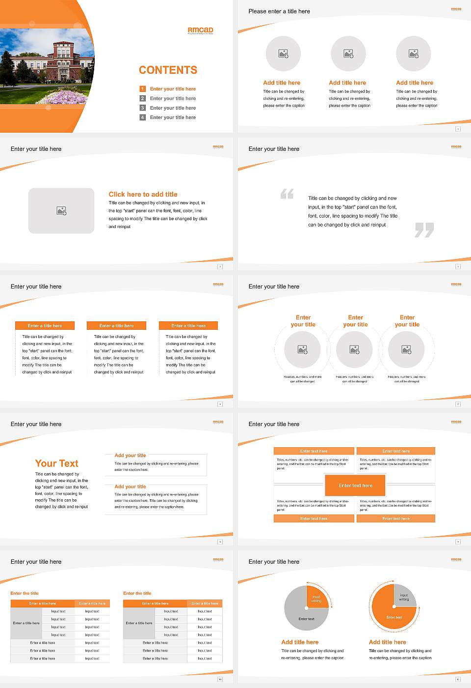 Rocky Mountain College of Art and Design Course/Courseware Creation PPT Template16:9 ratio PPT effect preview image2