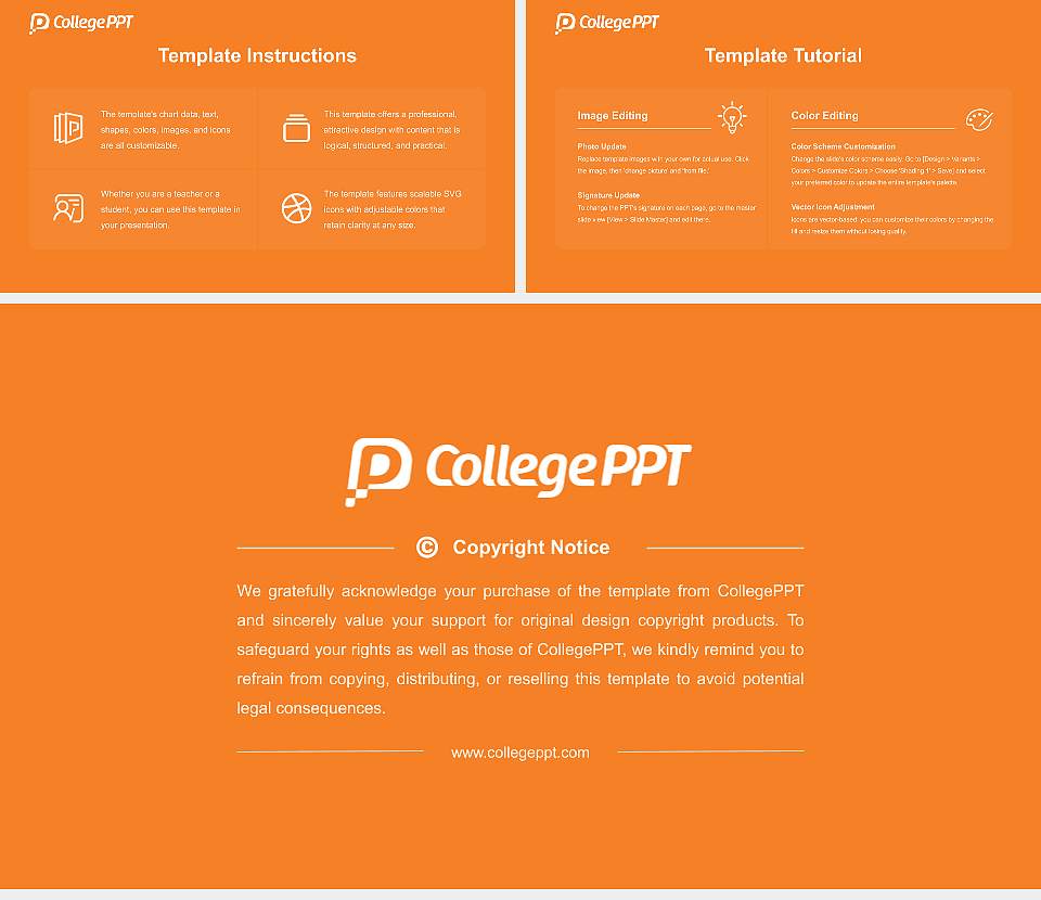 Rocky Mountain College of Art and Design Course/Courseware Creation PPT Template16:9 ratio PPT effect preview image5