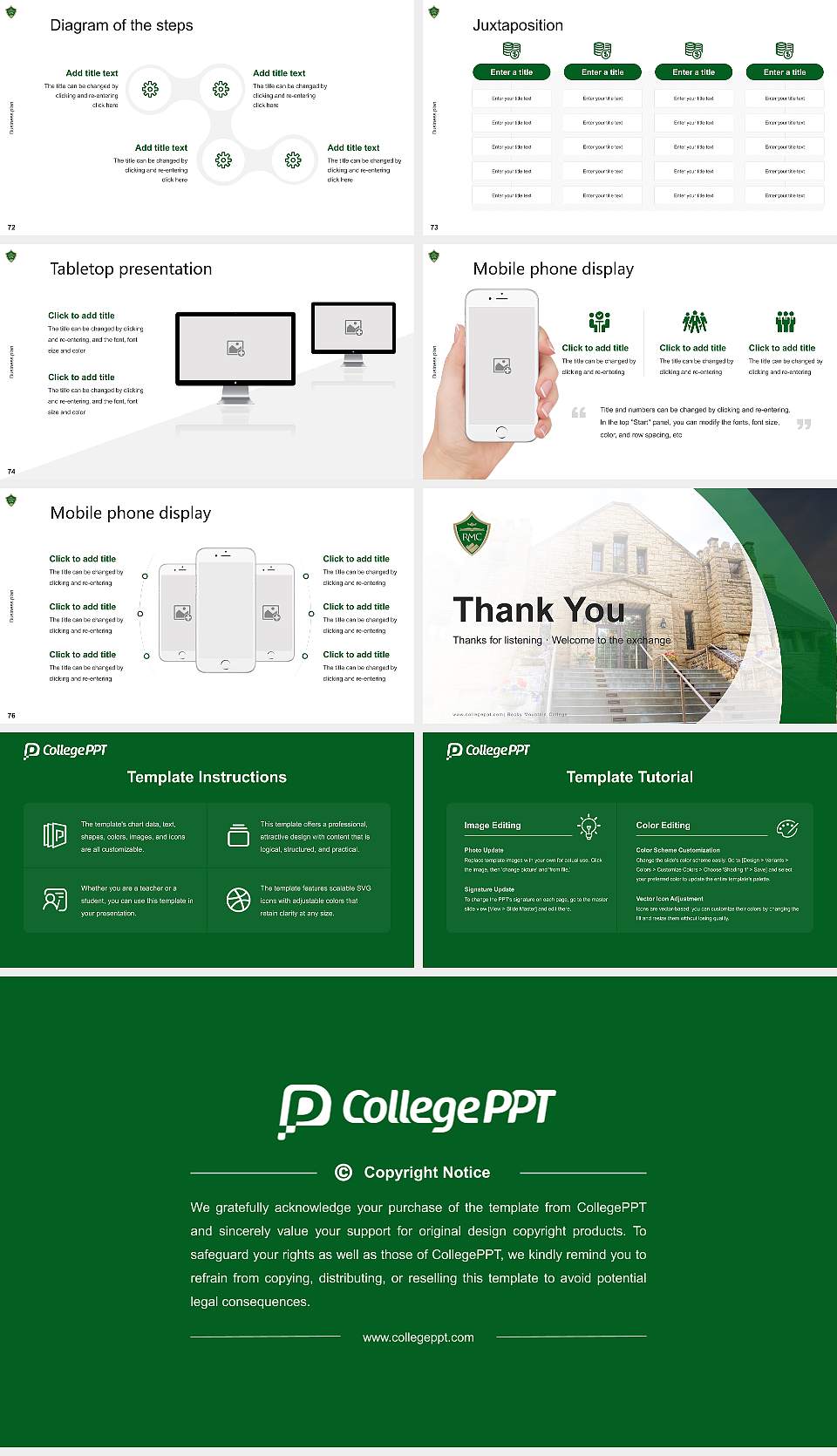 Rocky Mountain College Competition/Entrepreneurship Contest PPT Template16:9 ratio PPT effect preview image9