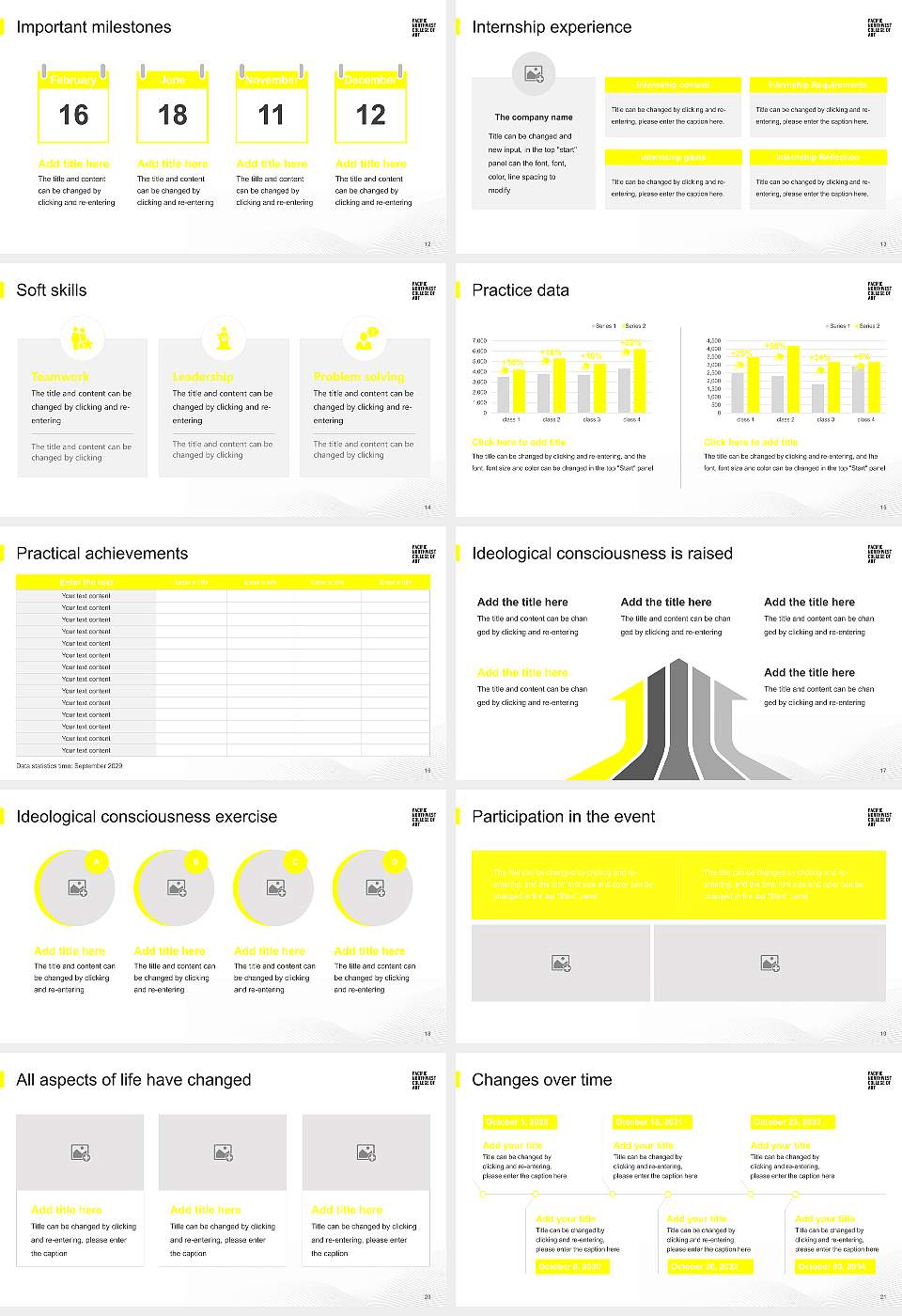 Pacific Northwest College of Art National Scholarship Defense PPT Template16:9 ratio PPT effect preview image3