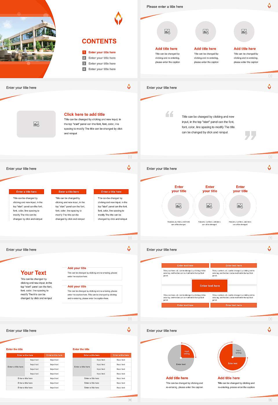 Parker University Course/Courseware Creation PPT Template16:9 ratio PPT effect preview image2