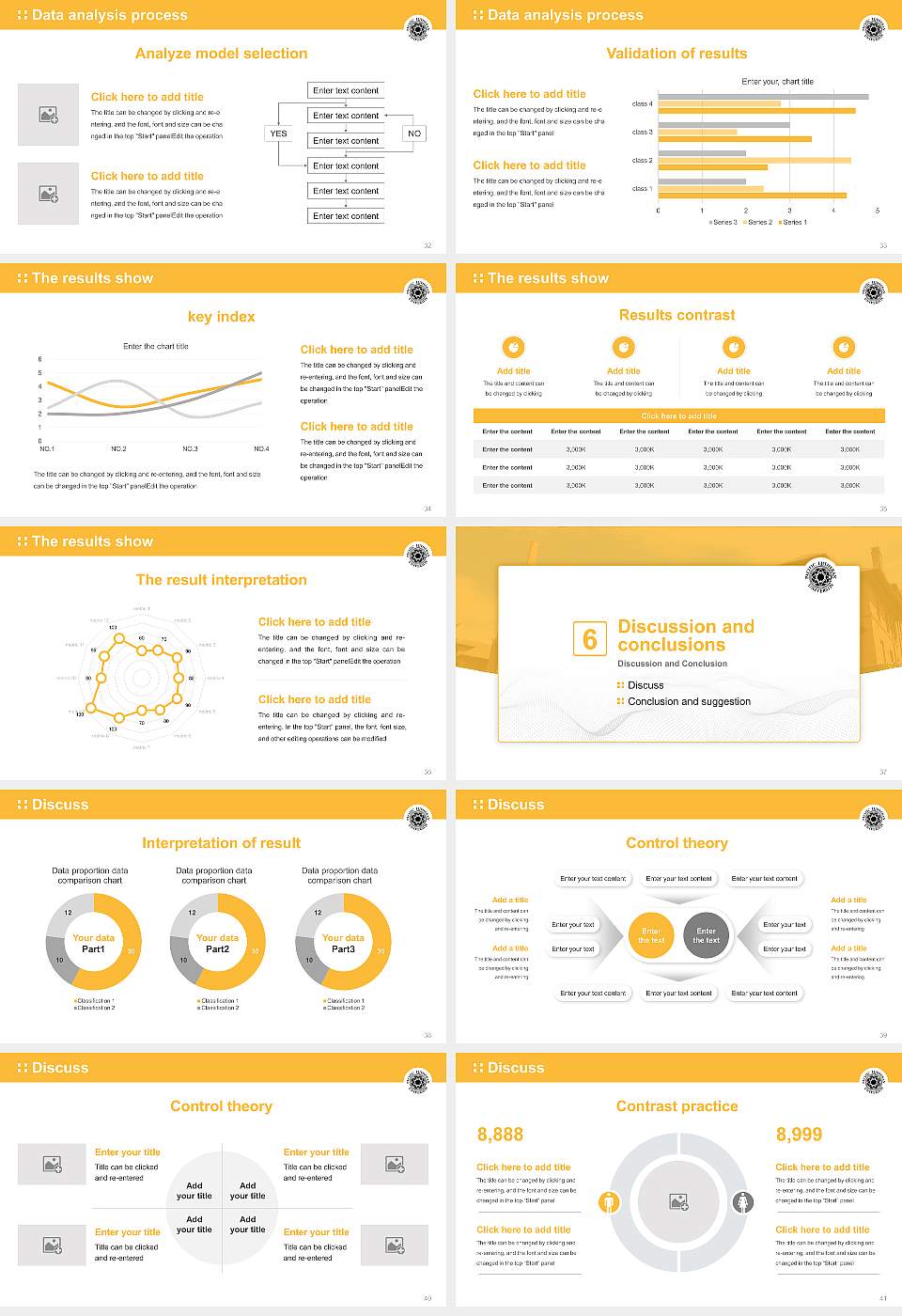 Pacific Lutheran University Graduation Thesis Defense PPT Template16:9 ratio PPT effect preview image5