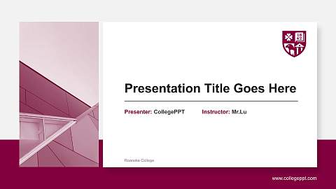 Roanoke College General Purpose PPT Template