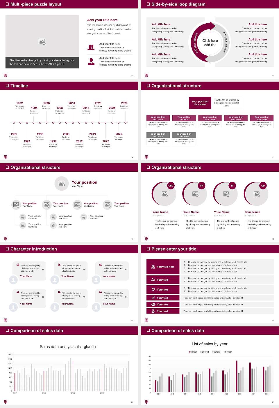 Roanoke College General Purpose PPT Template16:9 ratio PPT effect preview image3