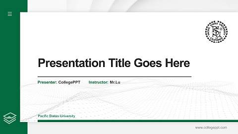 Pacific States University Thesis Proposal/Graduation Defense PPT Template