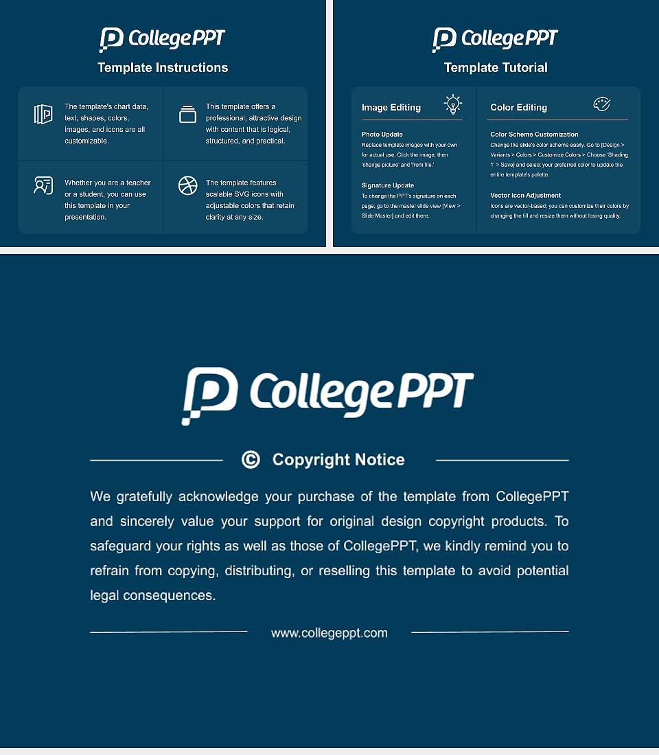 Pacific College of Health and Science Academic Presentation/Research Findings Report PPT Template4:3 ratio PPT effect preview image5